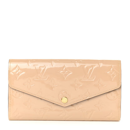 Louis Vuitton Vernis Sarah Wallet NM Dune 1 of 7