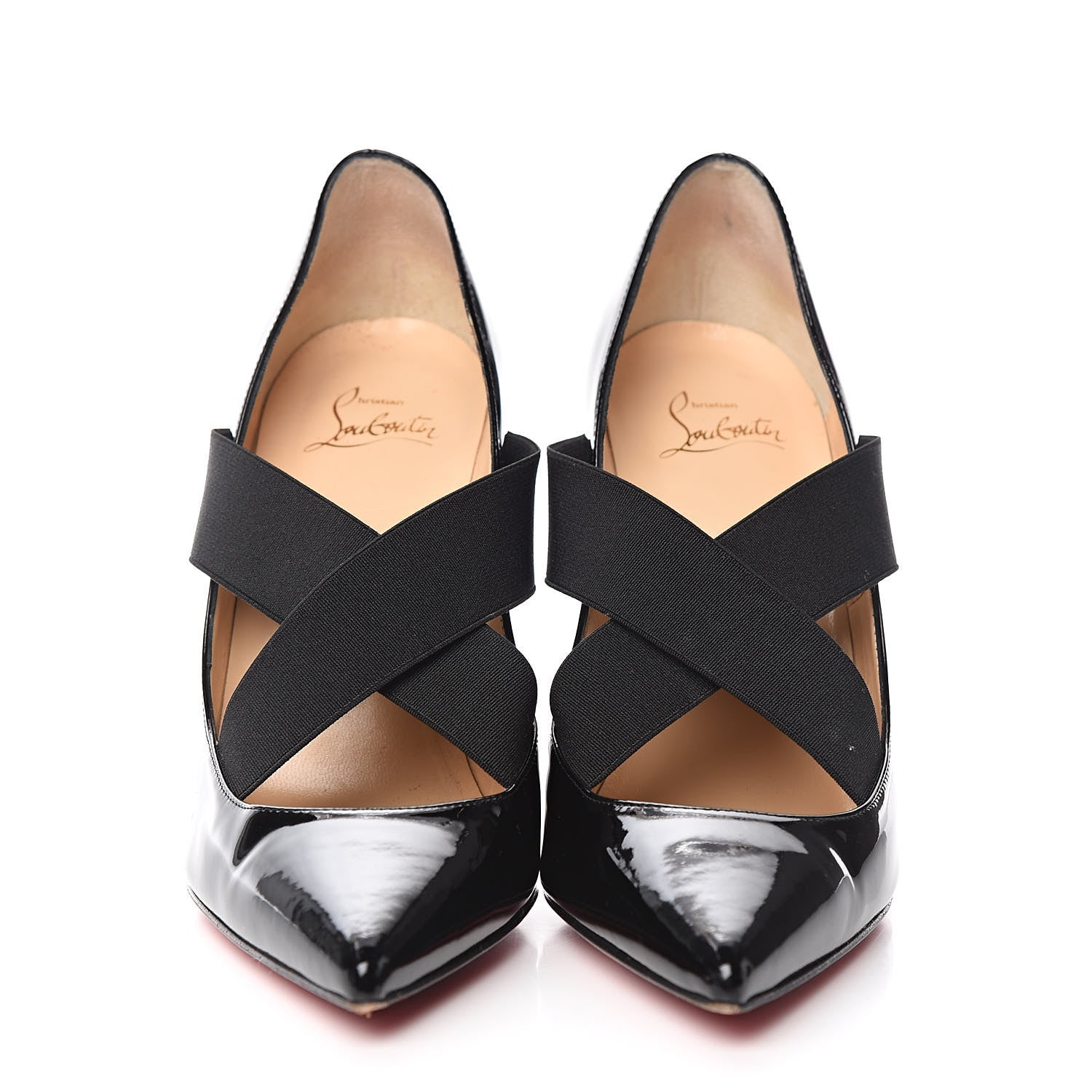 Christian Louboutin Patent Sharpstagram 100 Pumps 38.5 Black 2 of 10
