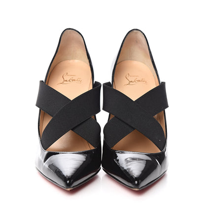 Christian Louboutin Patent Sharpstagram 100 Pumps 38.5 Black 2 of 10