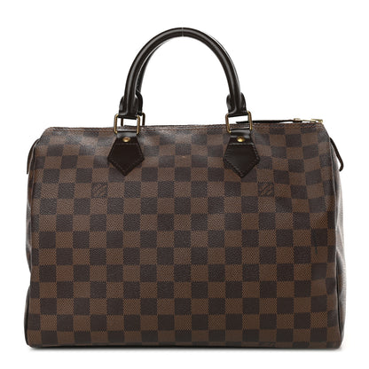 Louis Vuitton Damier Ebene Speedy 30 1 of 9