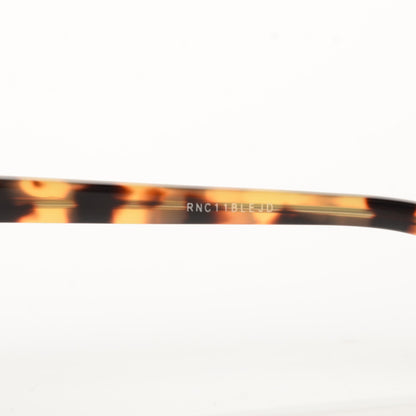 Christian Dior Abstract Square Mirrored Sunglasses Spotted Havana Green 6 of 7