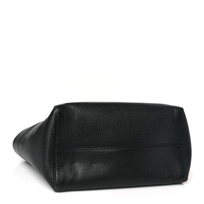Gucci Pebbled Calfskin Small Swing Tote Black 4 of 9
