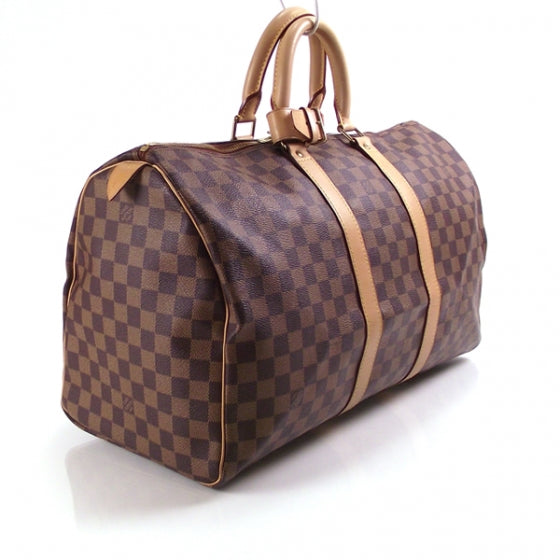Louis Vuitton Damier Ebene Centenaire Keepall 45 3 of 10