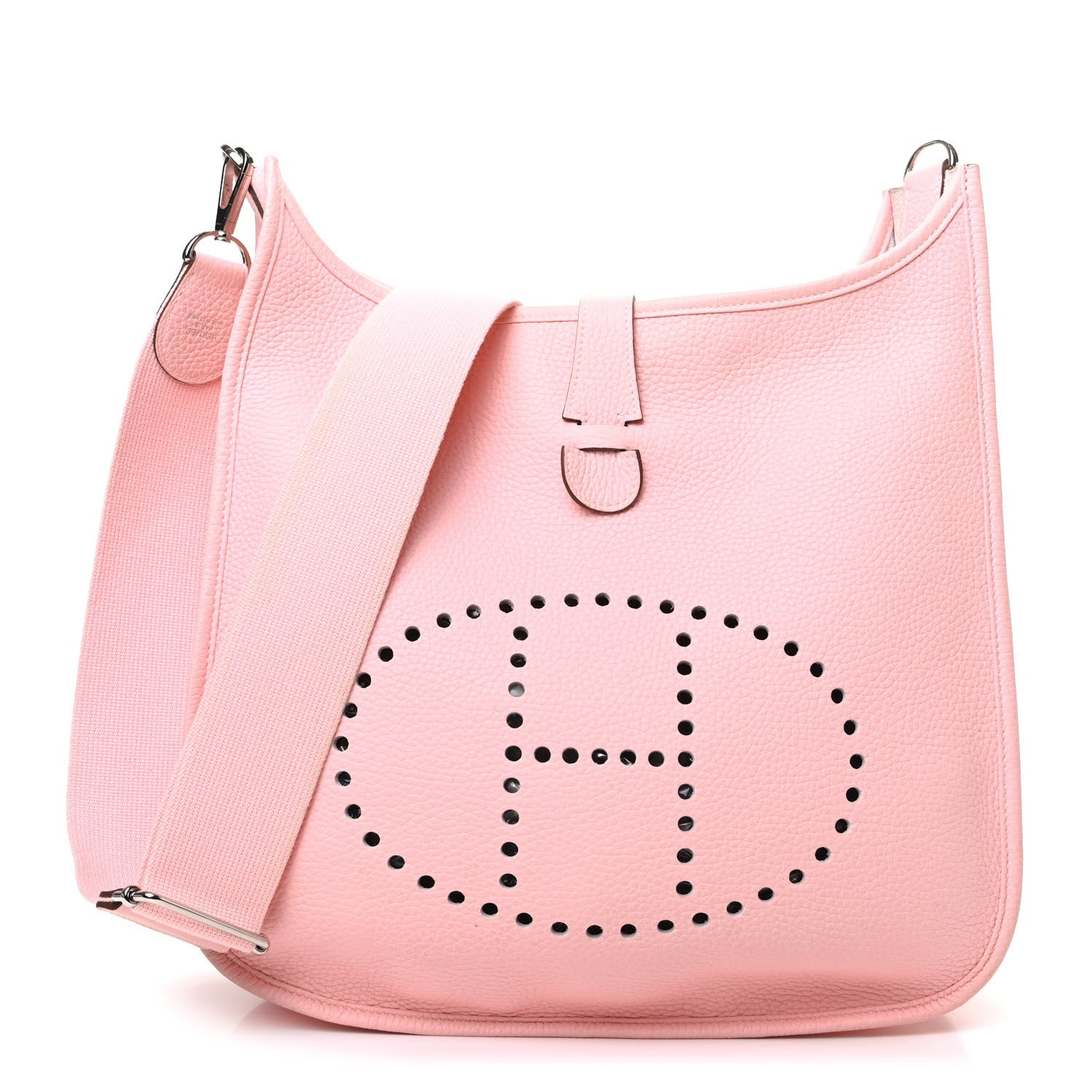 Hermes Taurillon Clemence Evelyne III GM Rose Sakura 1 of 11