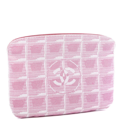 Chanel Nylon Travel Pouch Pink 3 of 9
