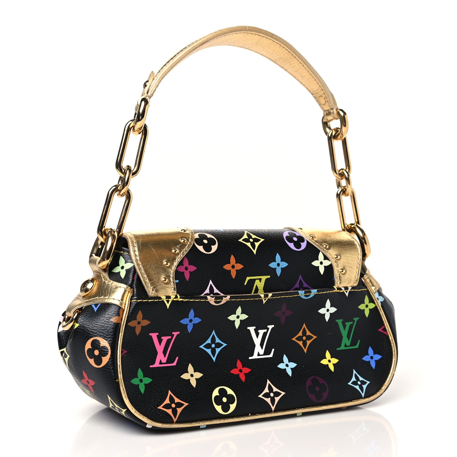 Louis Vuitton Monogram Multicolor Marilyn Black Gold 3 of 11