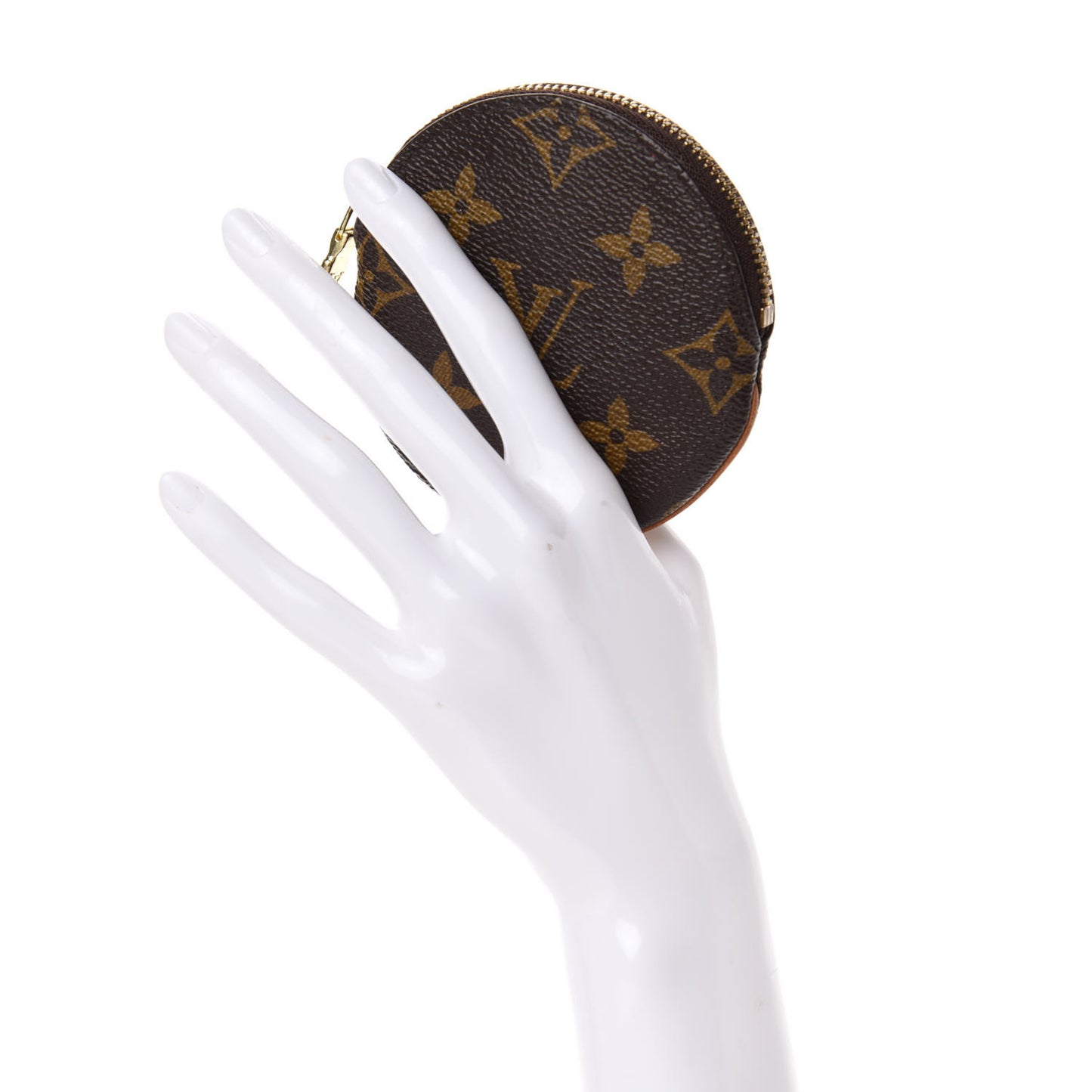 Monogram Round Coin Purse