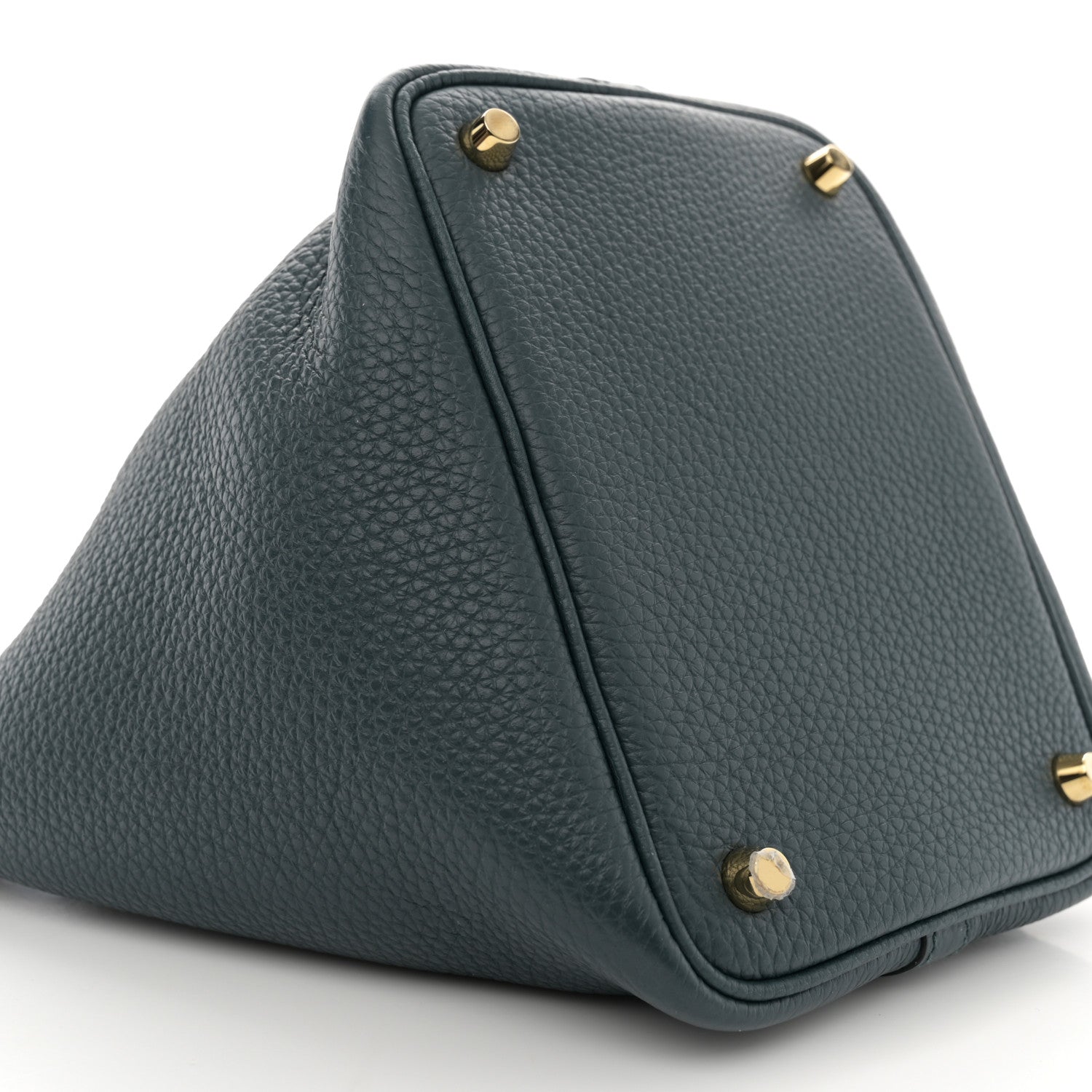 Hermes Taurillon Clemence Picotin Lock 18 PM Vert Cypress 9 of 11