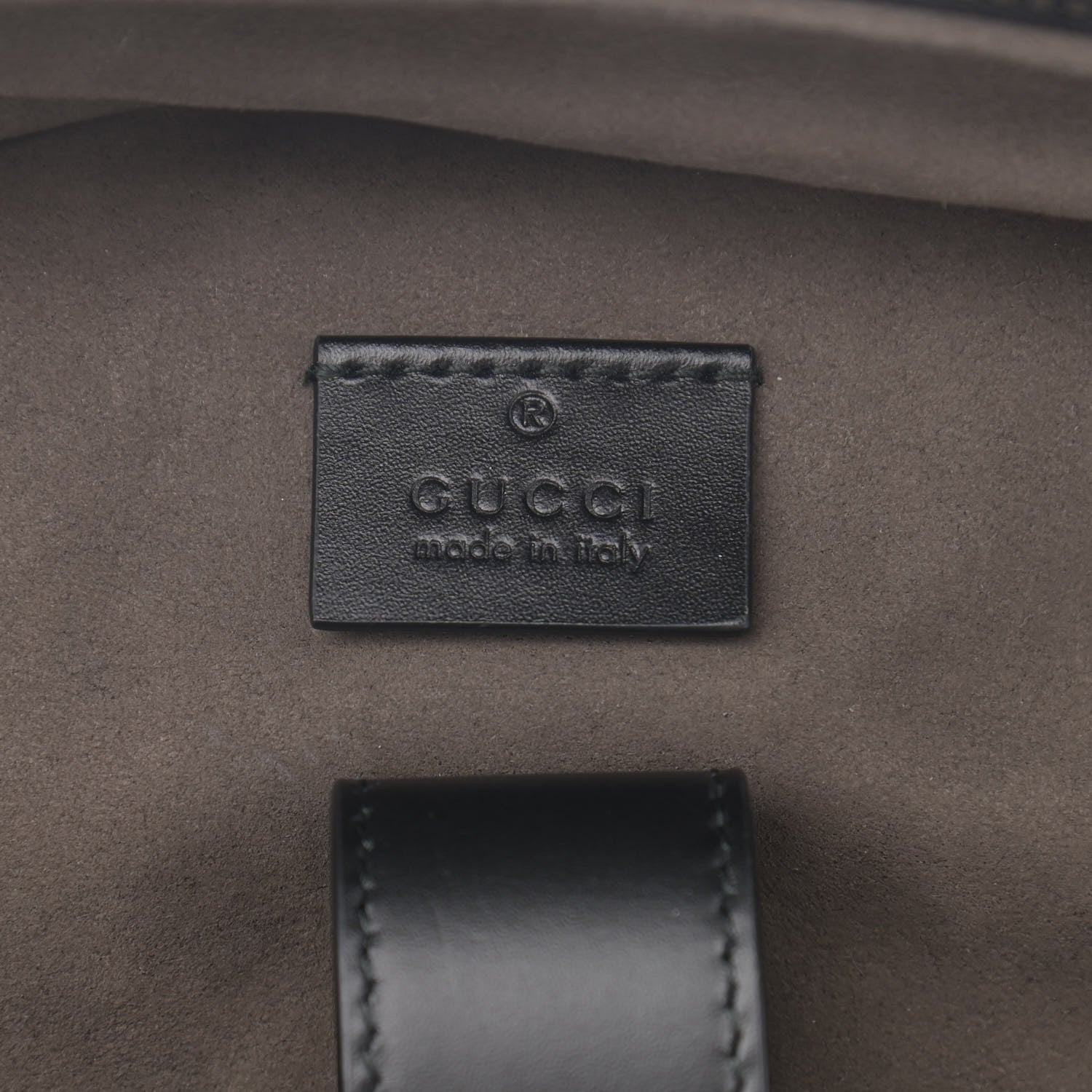 Gucci Guccissima Signature Day Backpack Black 6 of 10
