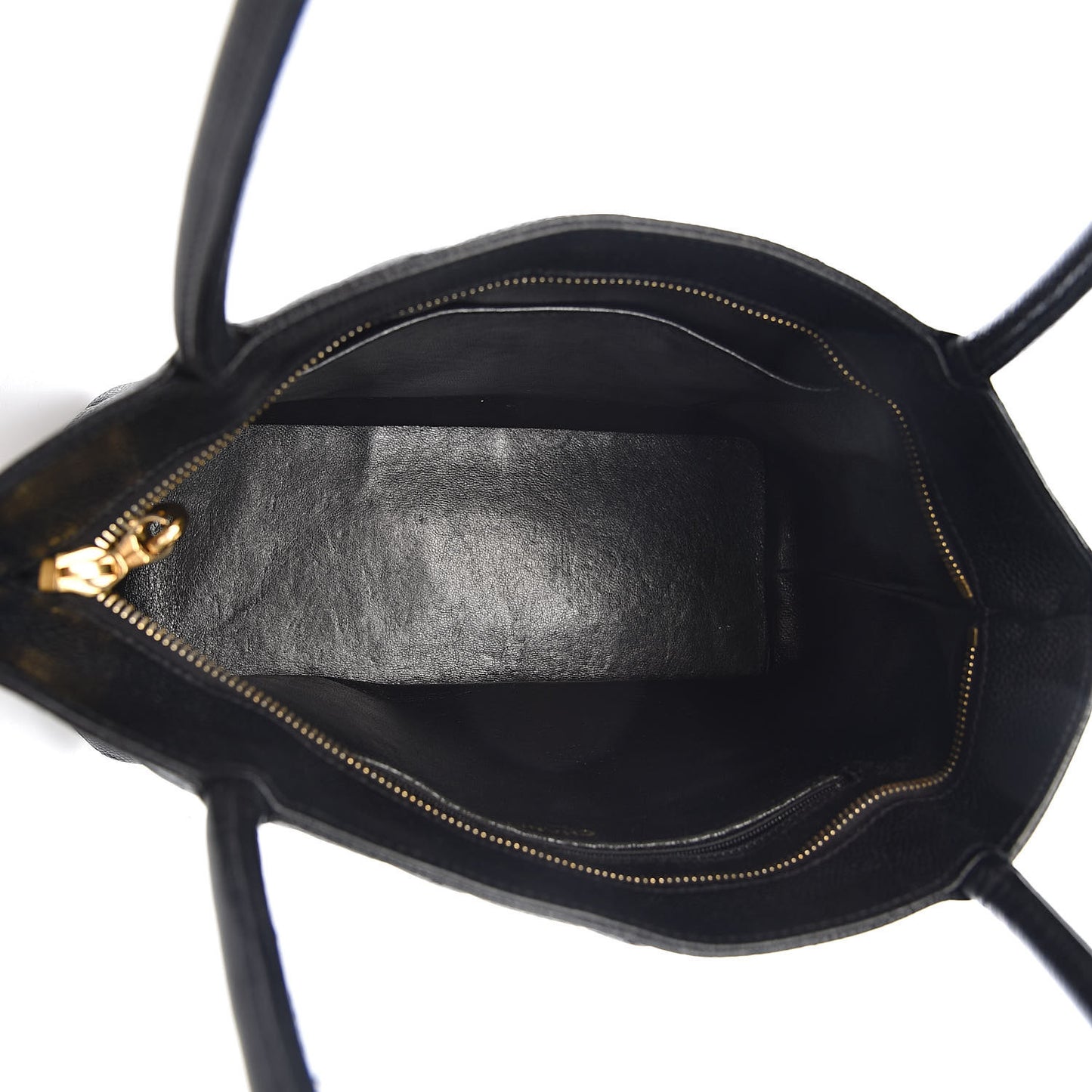 Caviar Quilted Medallion Tote Black