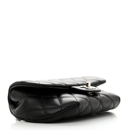 Chanel Calfskin Quilted CC Uniform Flap Belt Bag Black 4 of 10