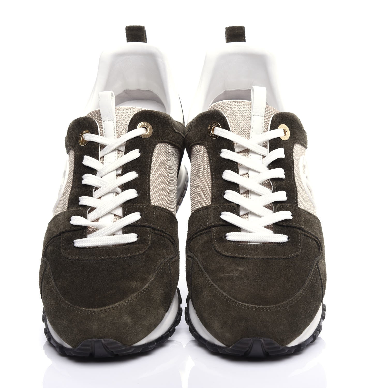 Louis Vuitton Calfskin Suede Run Away Sneakers 41 5 of 9