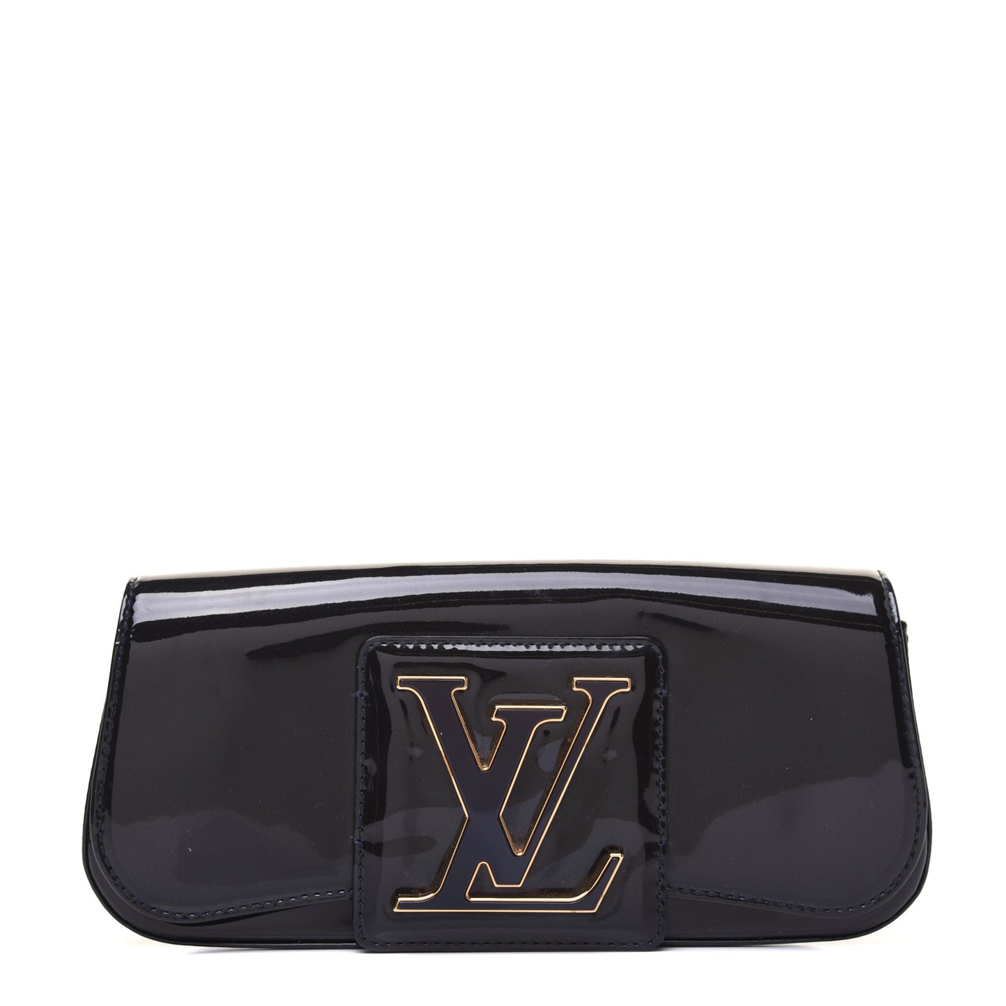 Patent Sobe Clutch Blue Infini
