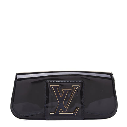 Louis Vuitton Patent Sobe Clutch Blue Infini 1 of 15