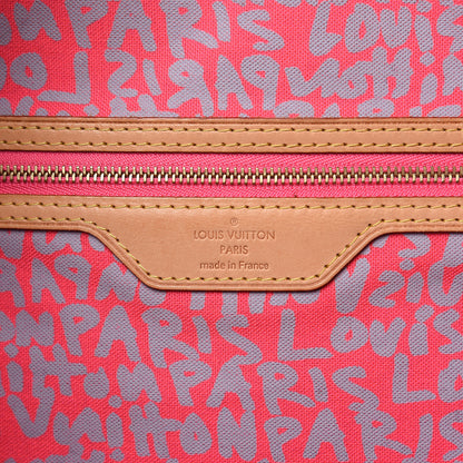 Louis Vuitton Monogram Graffiti Neverfull GM Fuchsia 6 of 22