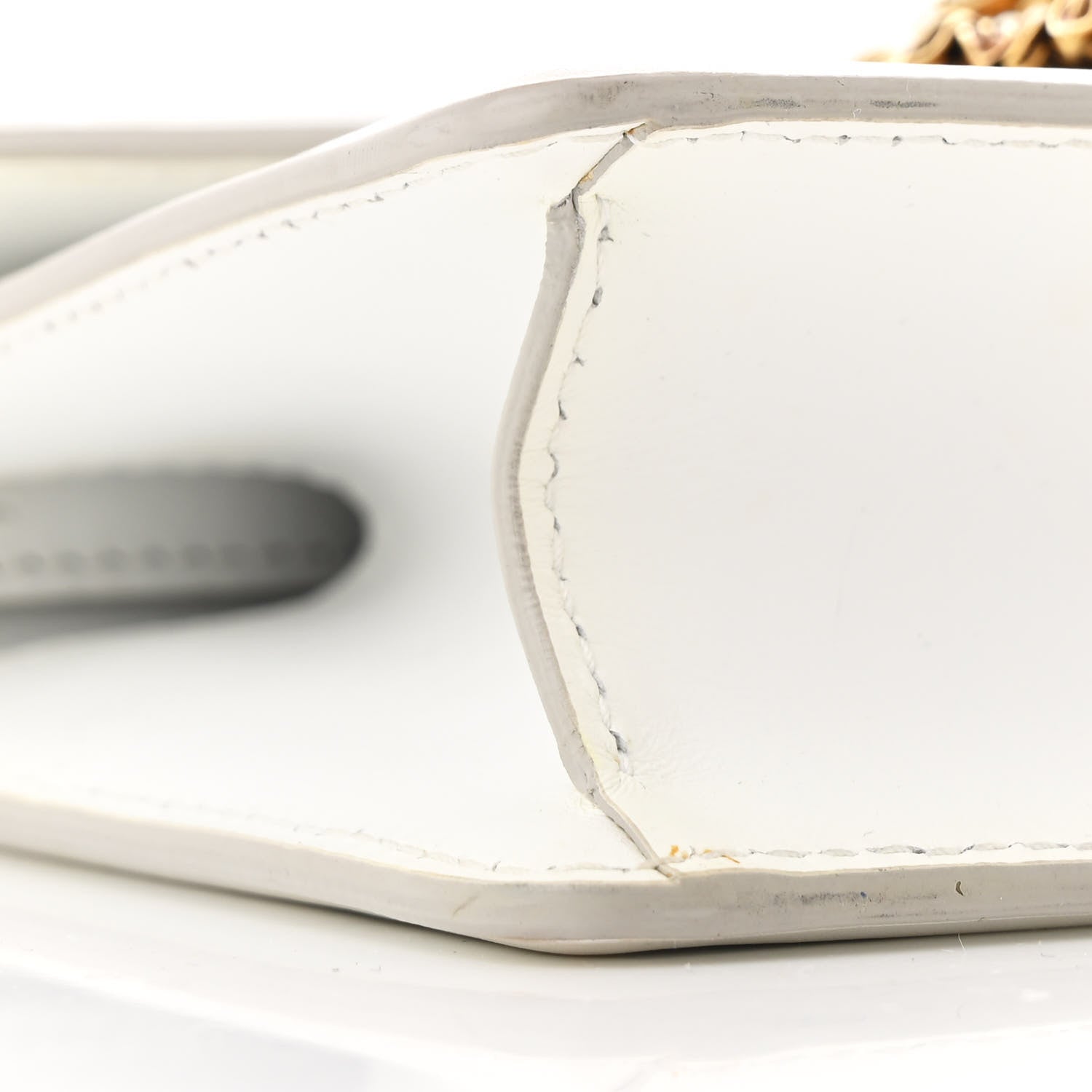 Dolce & Gabbana Smooth Calfskin Small Devotion Envelope Top Handle Bag White 8 of 13
