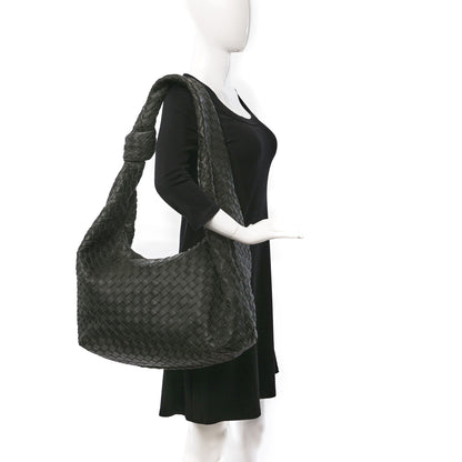 Bottega Veneta Nappa Intrecciato Maxi Jodie Kaki 3 of 10
