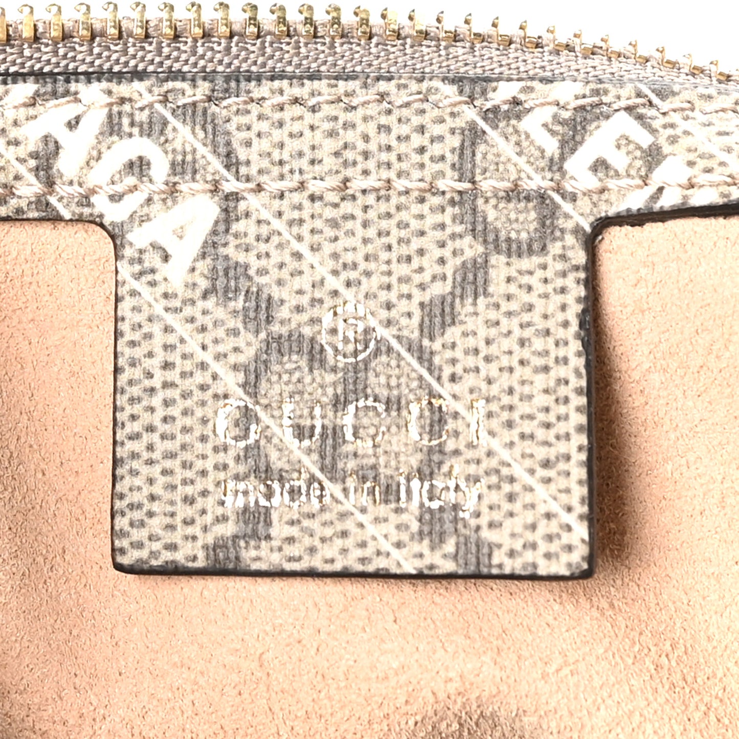 X BALENCIAGA GG Supreme Monogram Logo Print Medium Jackie 1961 Hobo Beige Ebony