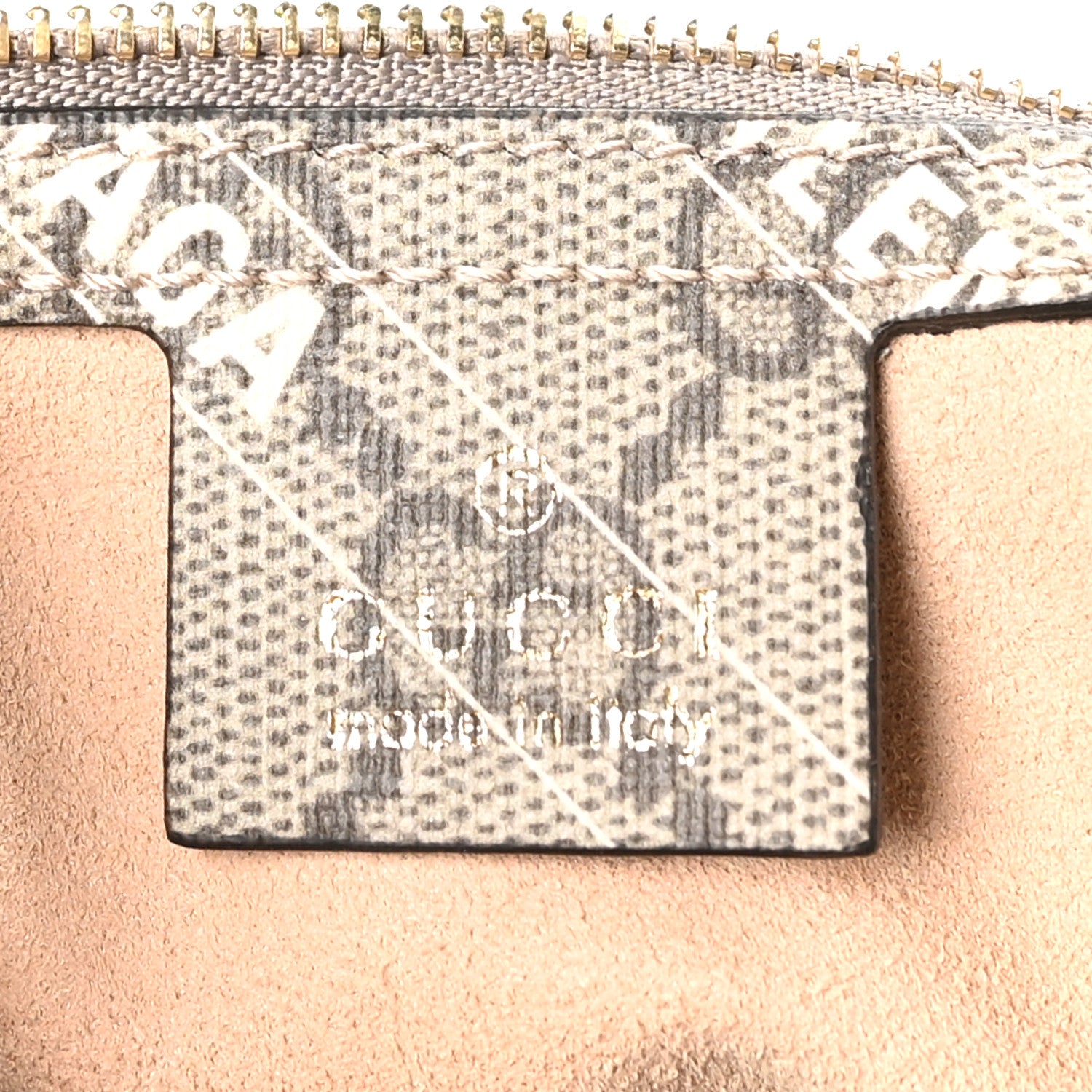 Gucci X BALENCIAGA GG Supreme Monogram Logo Print Medium Jackie 1961 Hobo Beige Ebony 6 of 10
