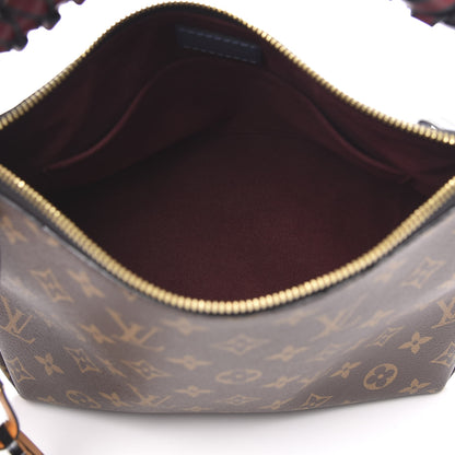 Louis Vuitton Monogram Beaubourg Hobo Mini Bordeaux Red Peach Safran Blue Jean Blue 5 of 8