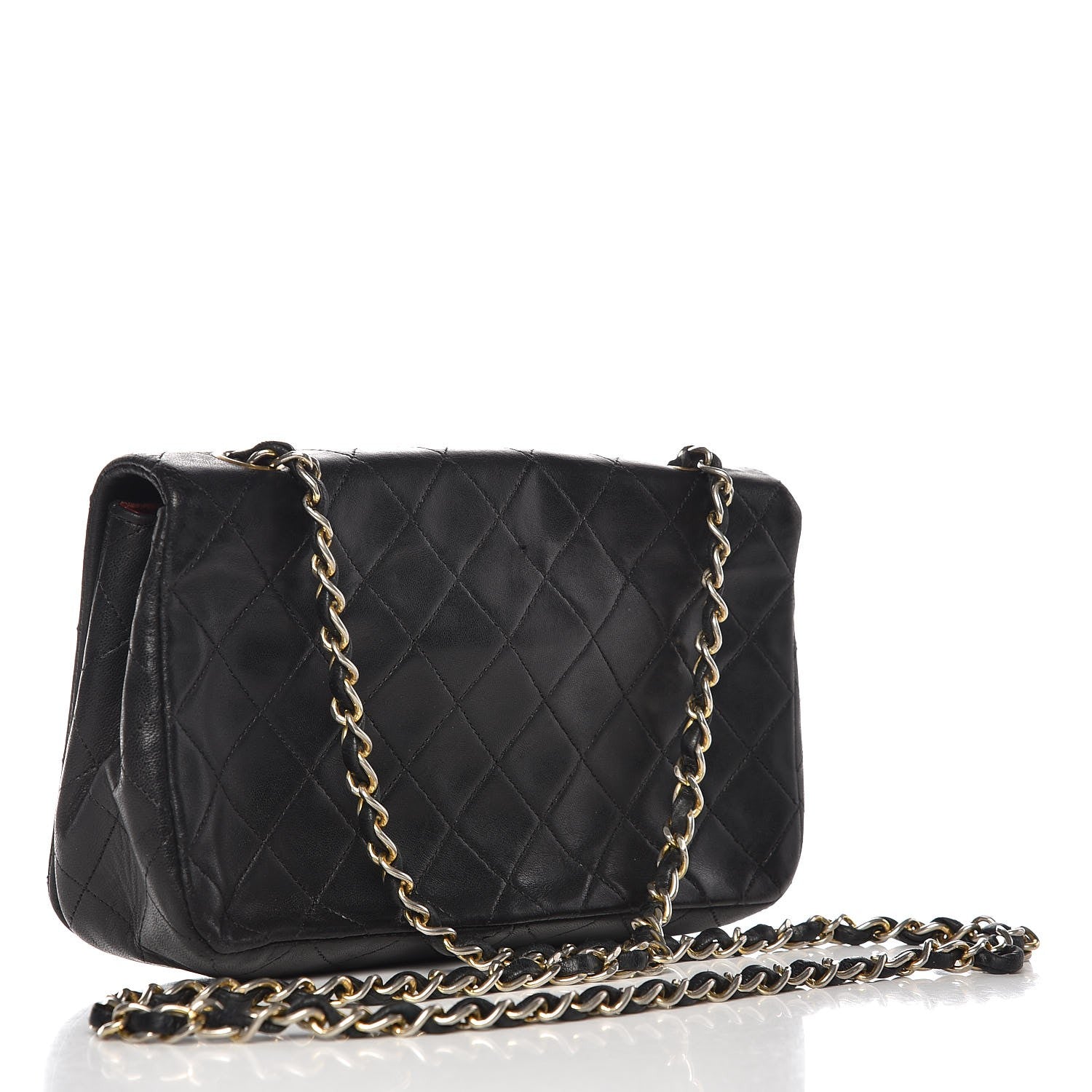 Chanel Lambskin Quilted Small Single Flap Black 3 of 10