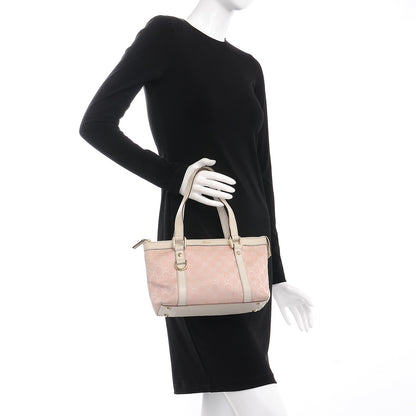 Gucci Monogram Small Abbey Tote Pink 2 of 9