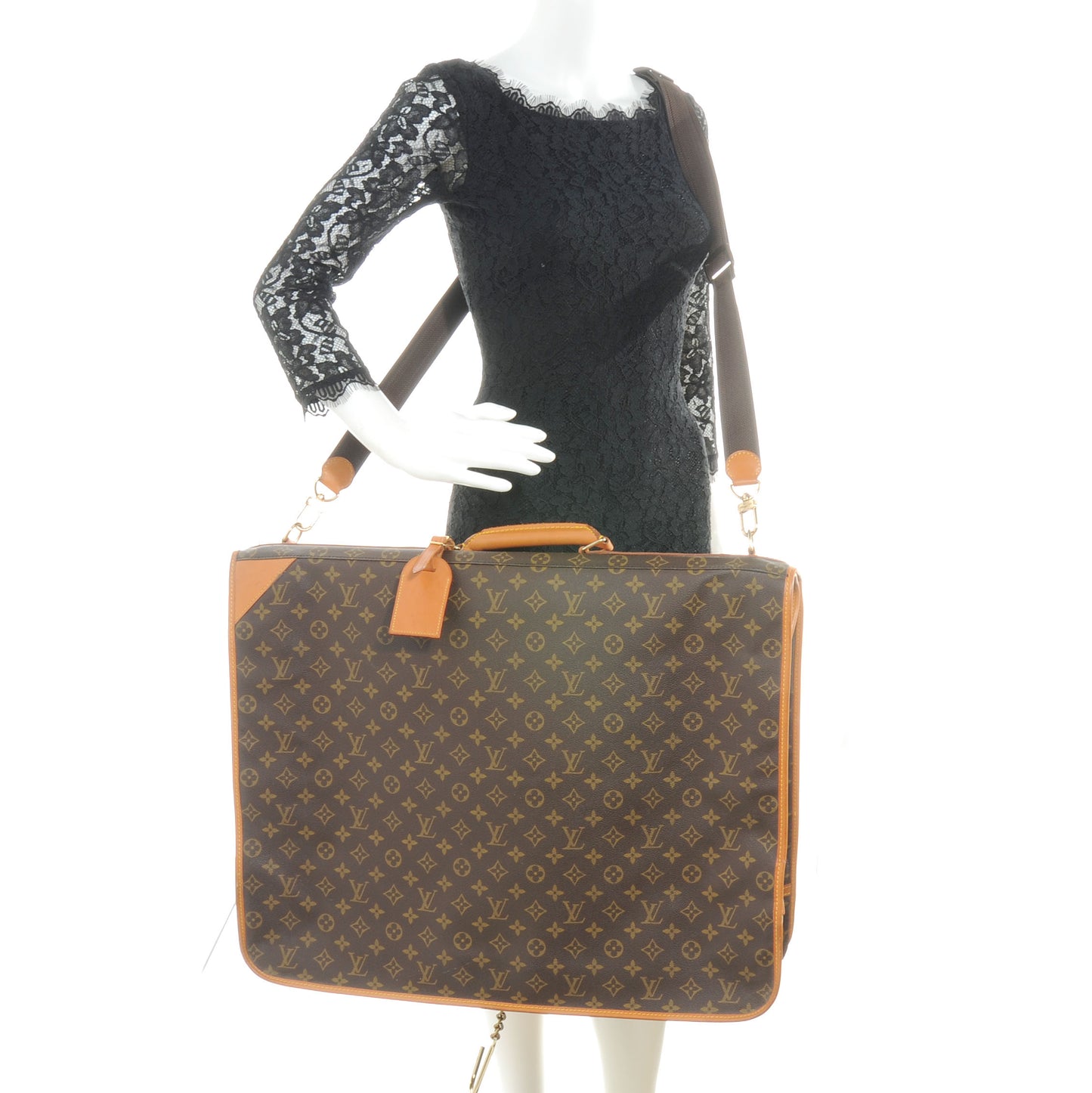 Monogram Garment Bag Hanging