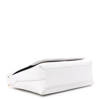 Burberry Soft Calfskin Small Burleigh Crossbody Bag Chalk White 3 of 10