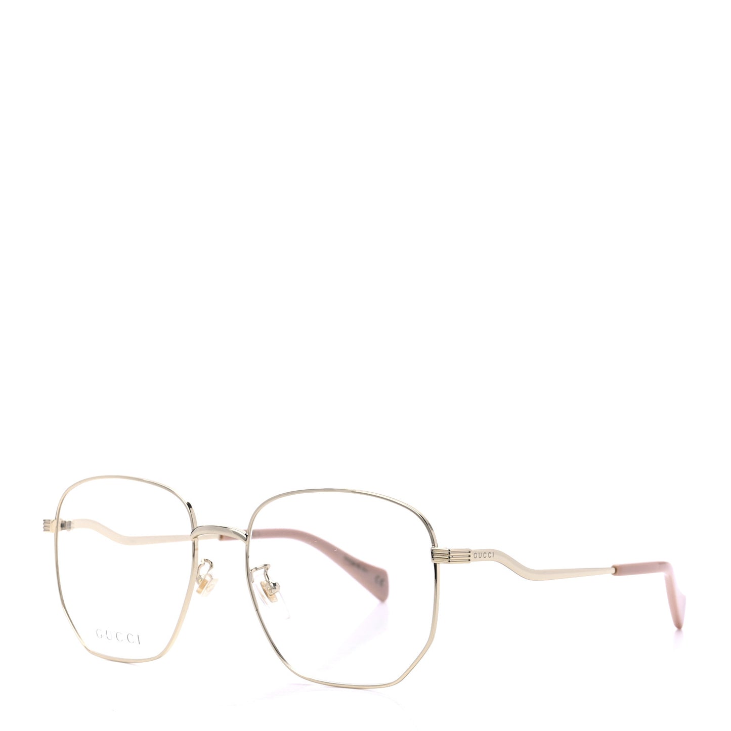 Metal Eyeglasses GG09730 Gold Pink