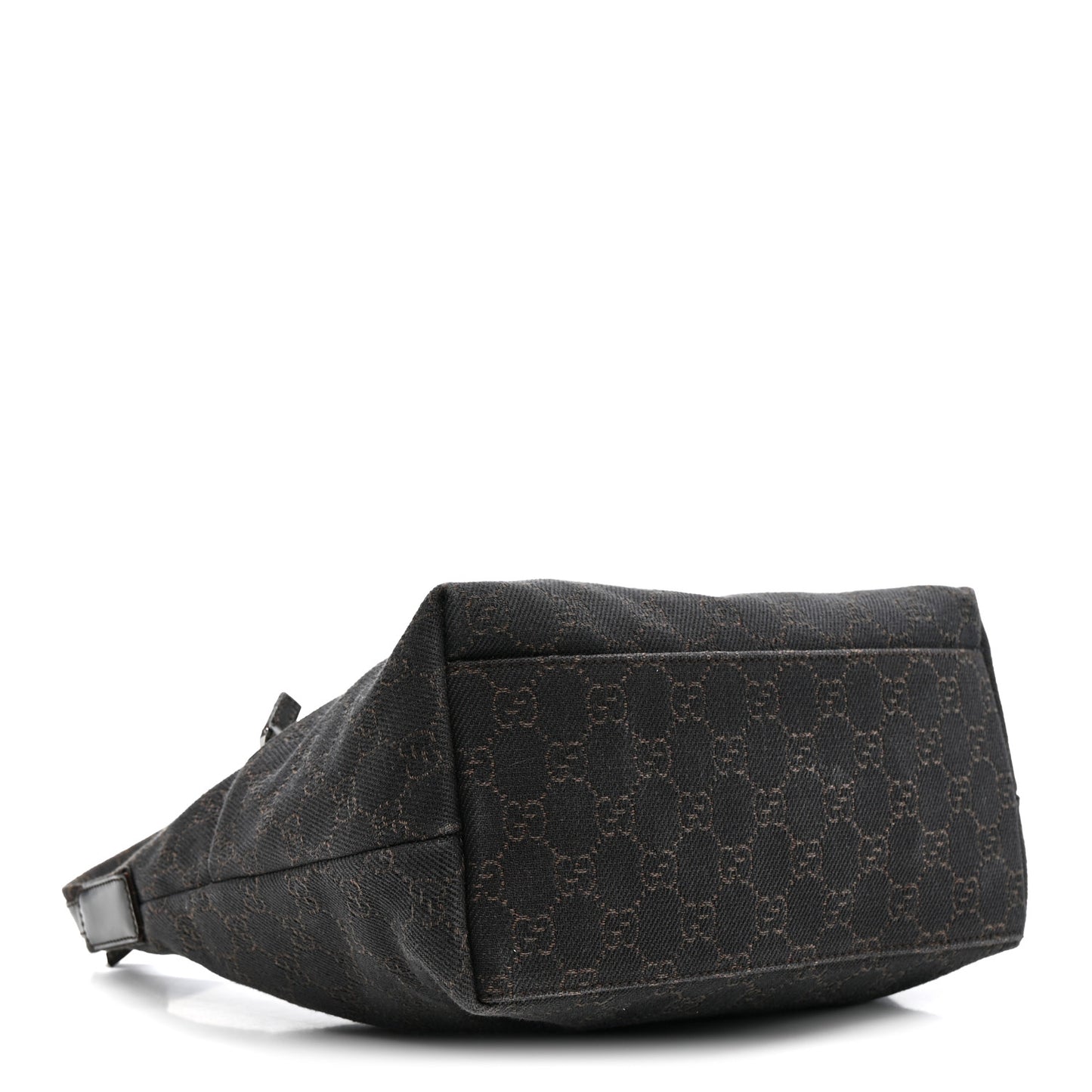 Denim Monogram Small Hobo Dark Brown