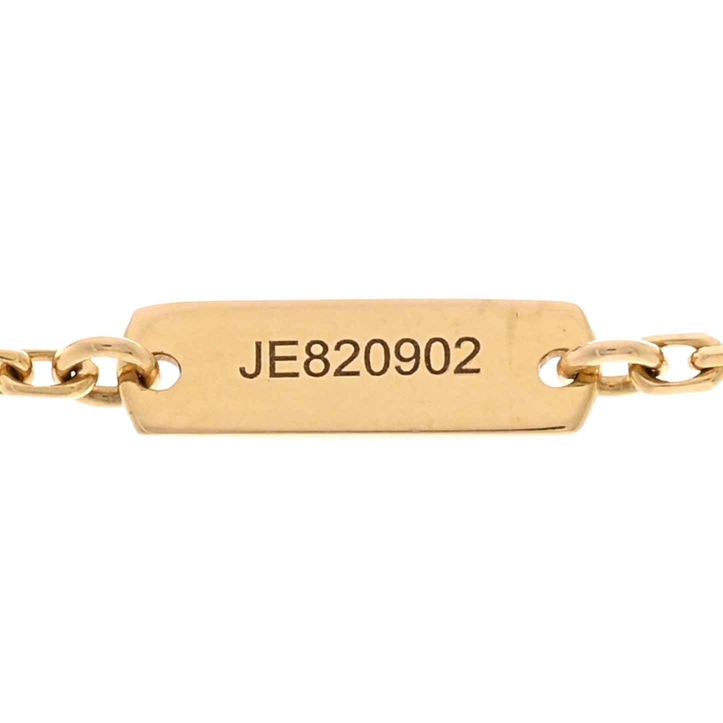 18K Yellow Gold Carnelian Vintage Alhambra Pendant Necklace