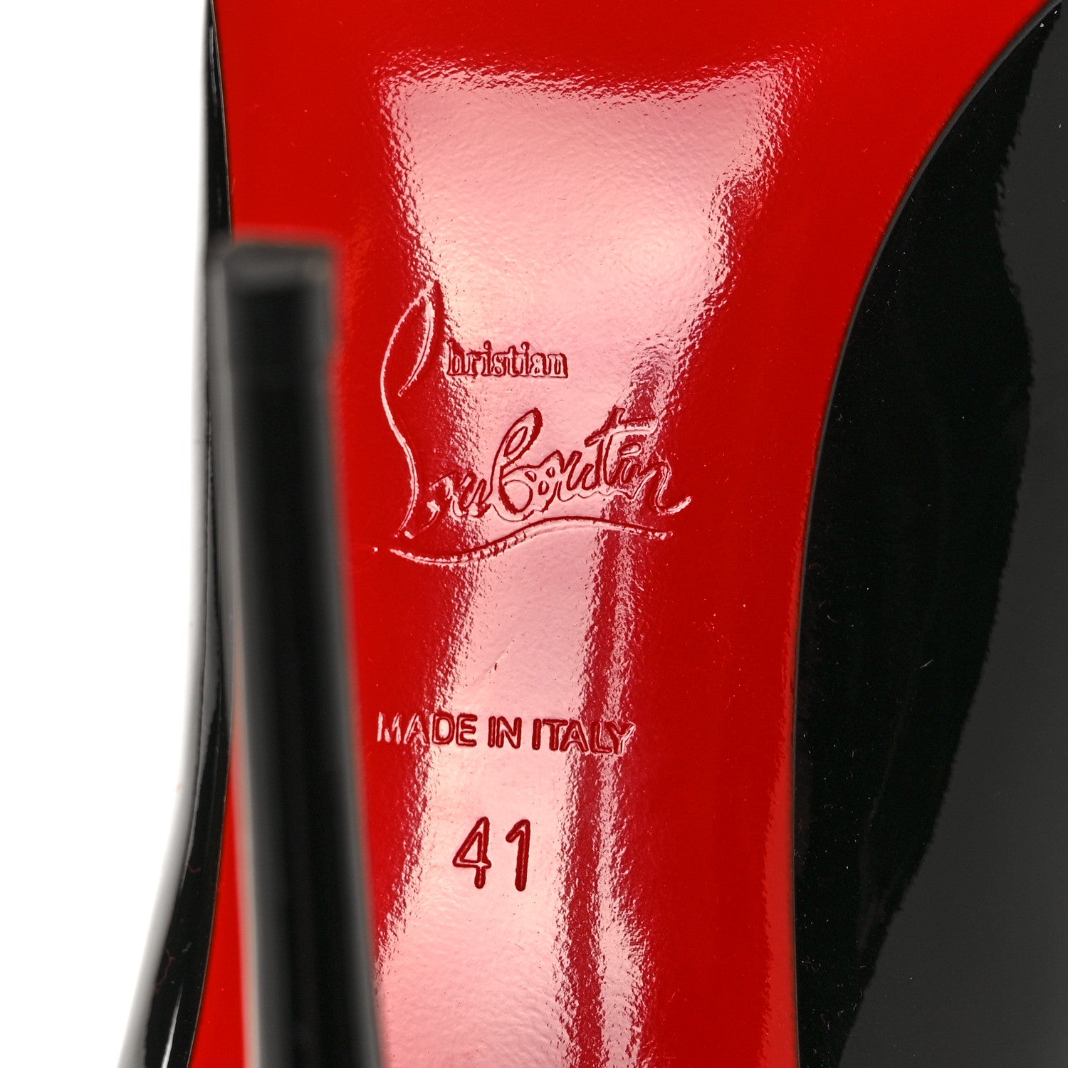 Christian Louboutin Patent Kate 100 Pumps 41 Black 6 of 7