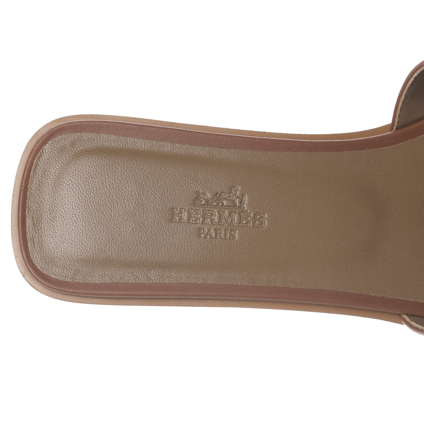 Box Calfskin Oran Sandals 38 Gold