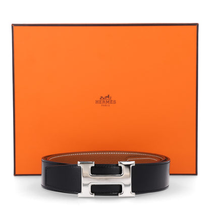 Hermes Box Togo 32mm Constance Belt 95 38 Black Gold 6 of 6