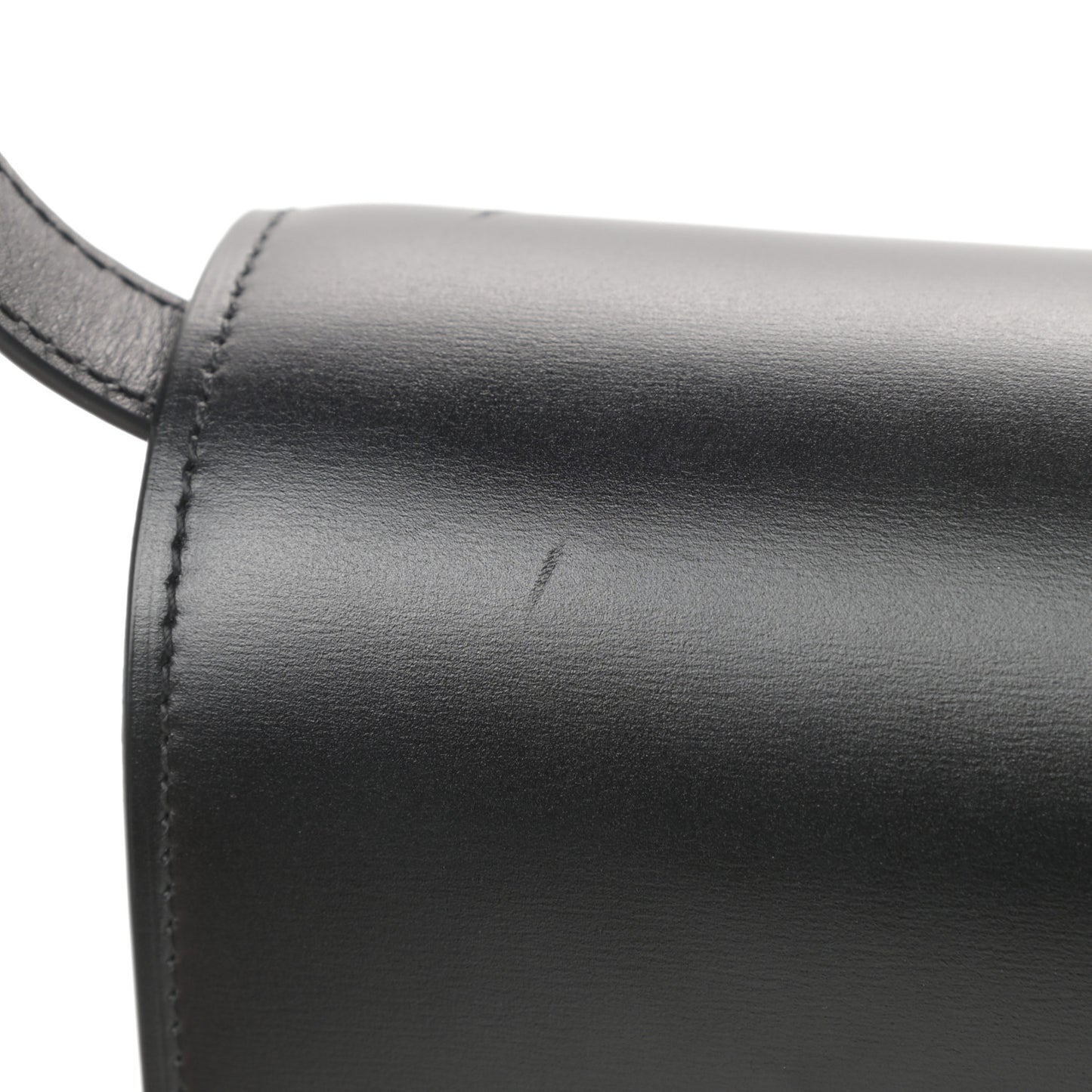 Box Calfskin Small Classic Box Flap Bag Black