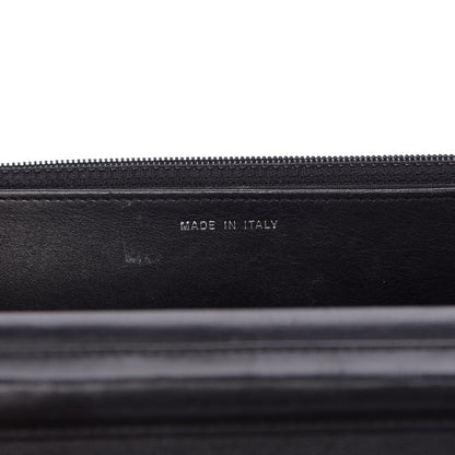 Chanel Lambskin Diamond Stitched Wallet On Chain WOC Black 9 of 10