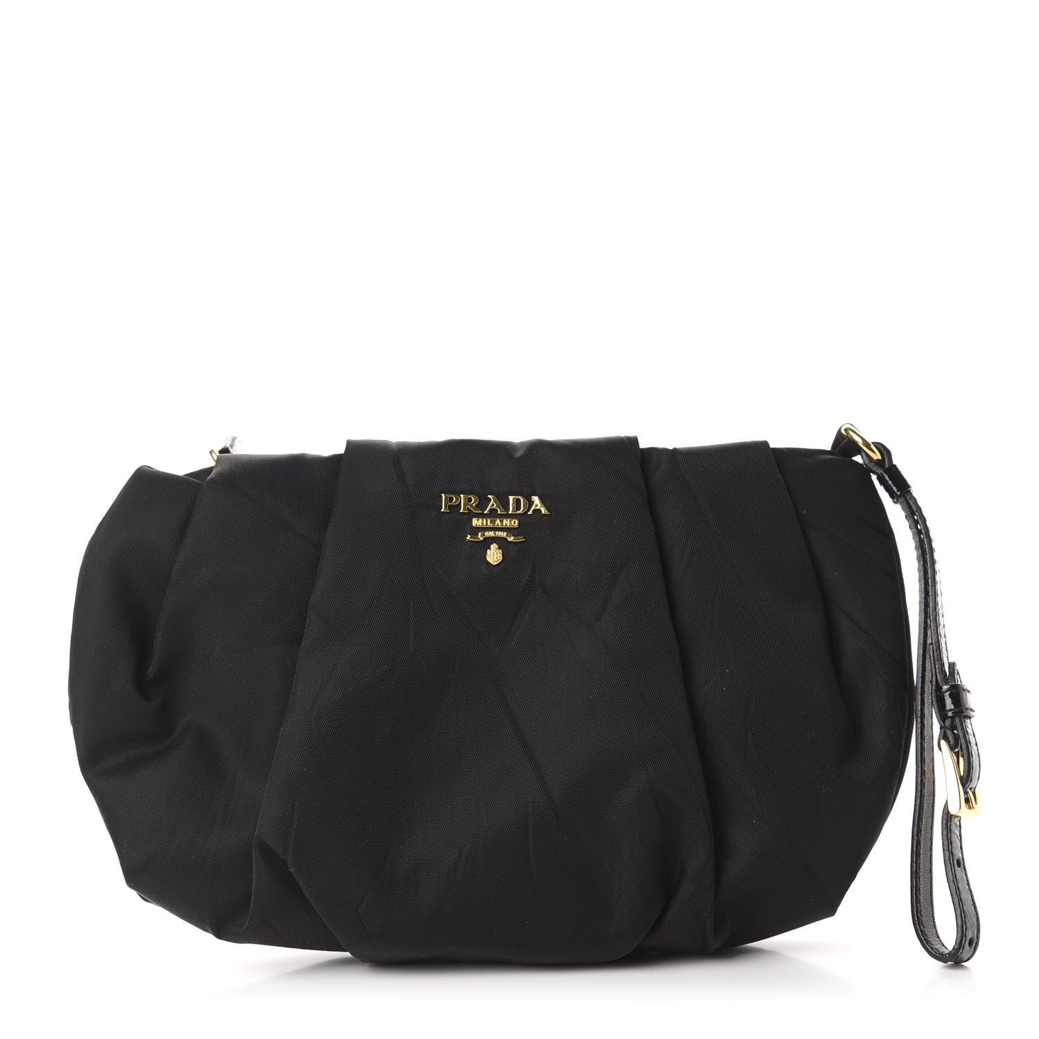 Prada Tessuto Nylon Wristlet Black 1 of 9