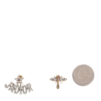Christian Dior Metal Pearl J'adior Earrings Gold 2 of 4