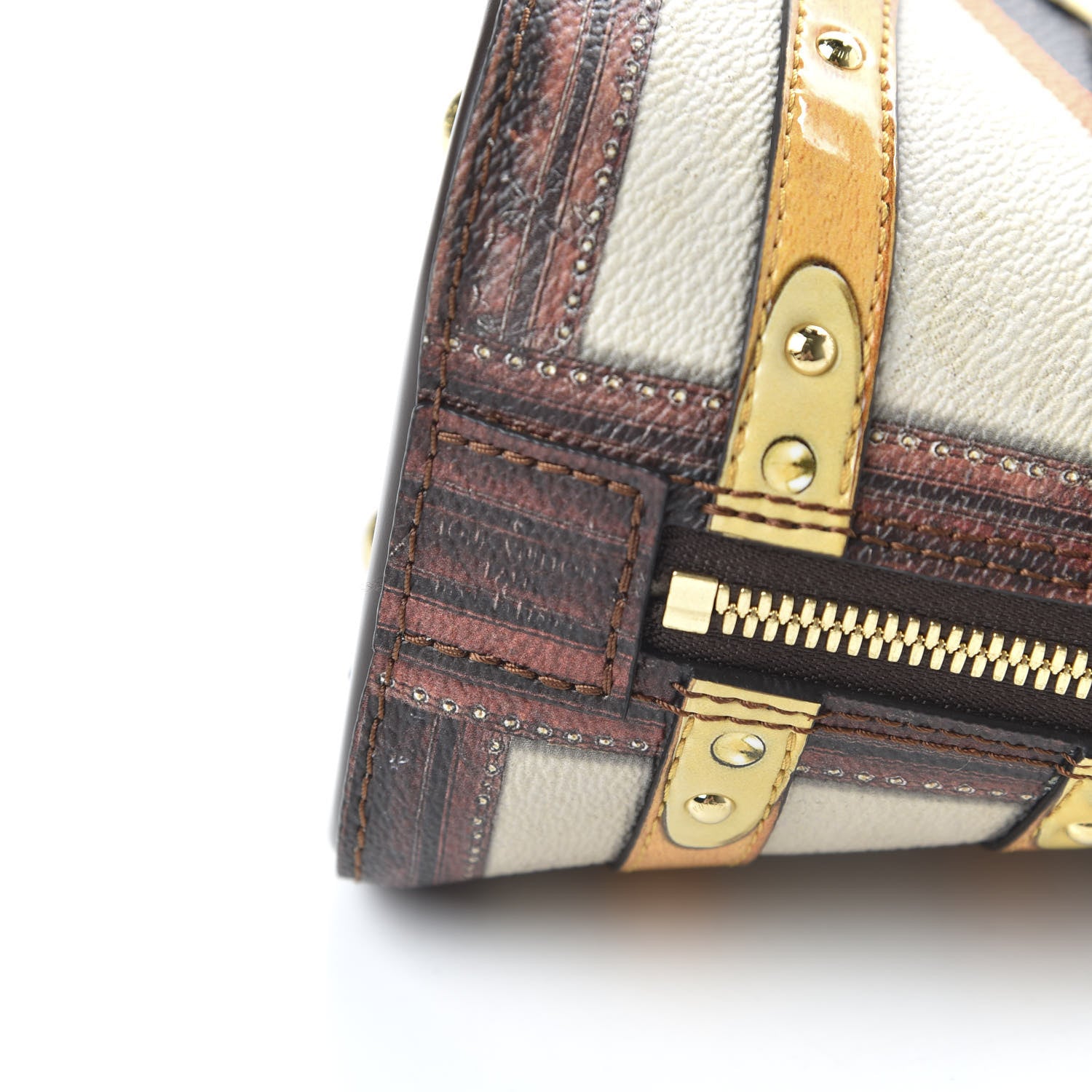 Louis Vuitton Transformed Canvas Time Trunk Alma BB Beige 8 of 10