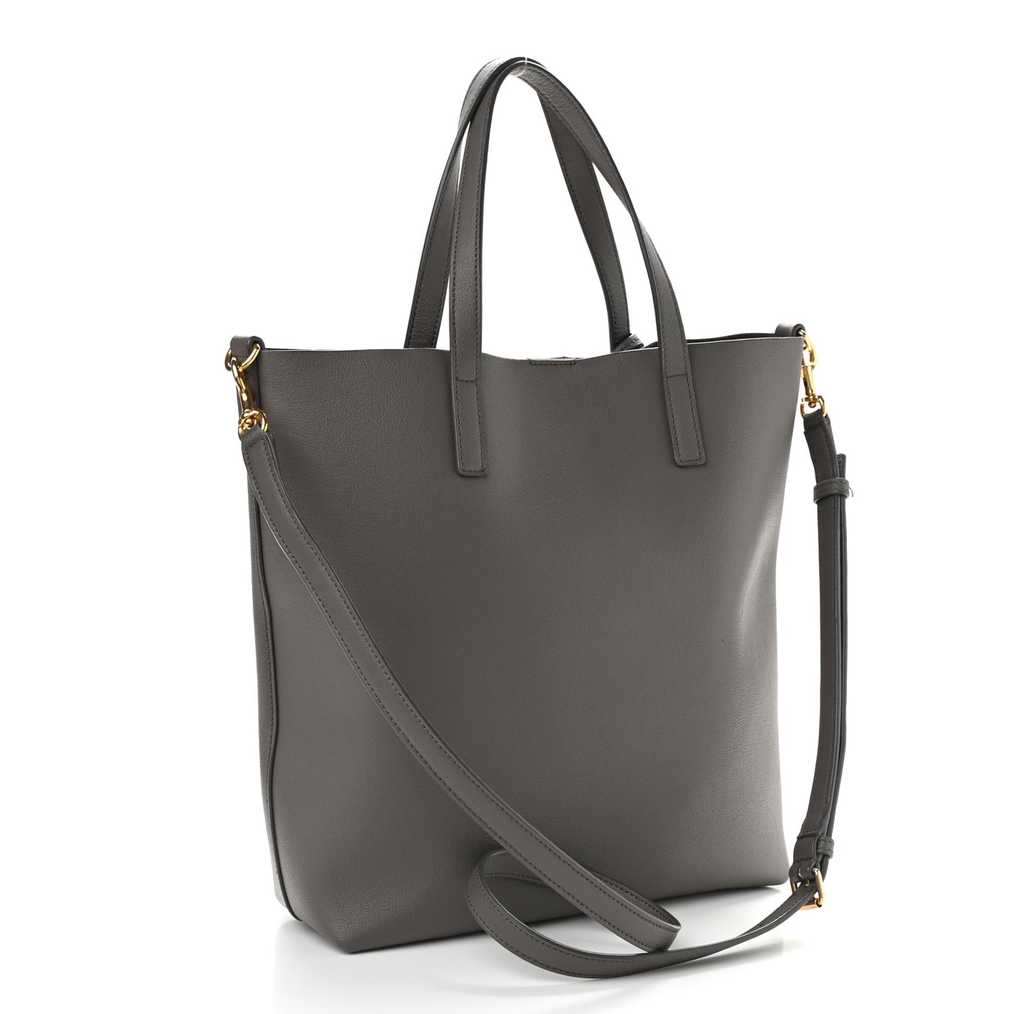 Calfskin Toy Shopping Tote Earth Grey
