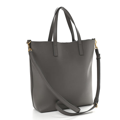 Saint Laurent Calfskin Toy Shopping Tote Earth Grey 3 of 12