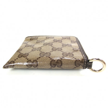 Gucci Crystal Monogram Flat Zip Around Wallet 4 of 8
