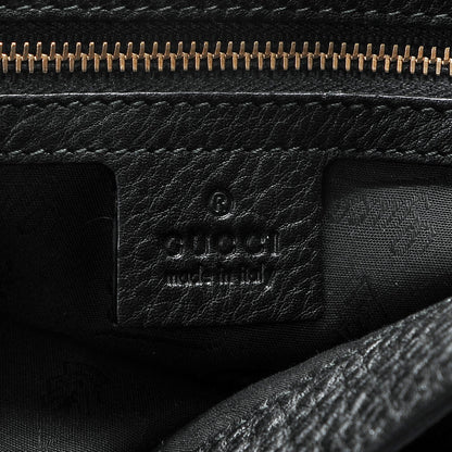 Gucci Calfskin Medium Web Heritage Shoulder Bag Black 6 of 6