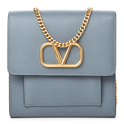 Valentino Garavani Grainy Calfskin VLogo Crossbody Bag Amadeus 1 of 9