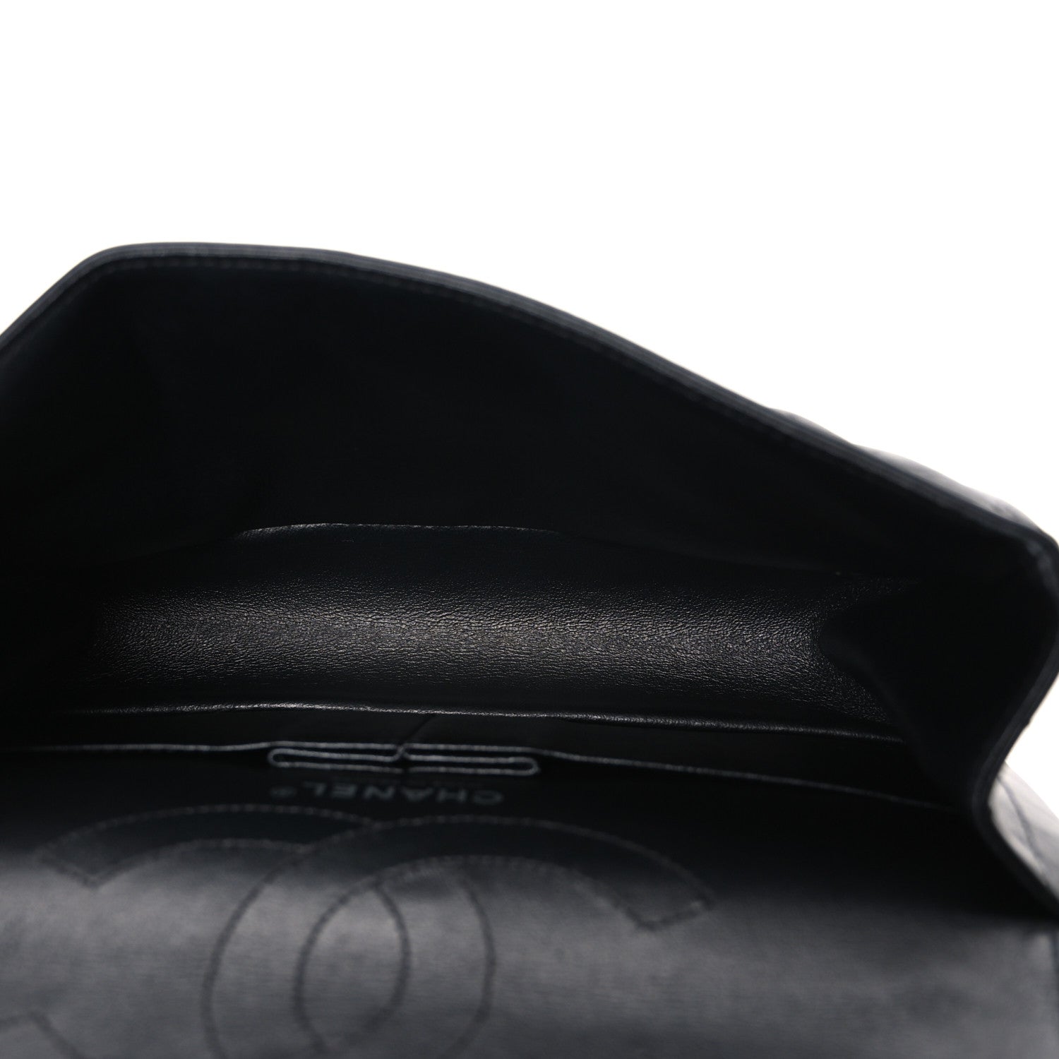 Chanel Sheepskin Chevron Quilted 2.55 Reissue 225 Double Flap So Black 5 of 10