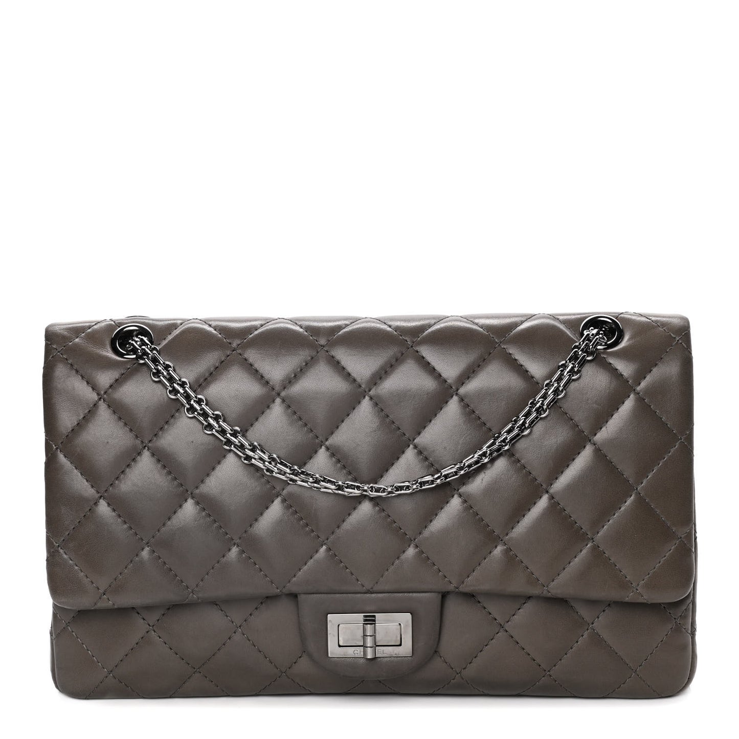 Lambskin Quilted 2.55 Reissue 227 Flap Brown
