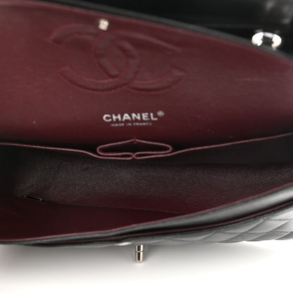 Chanel Lambskin Quilted Medium Double Flap Black 9 of 16