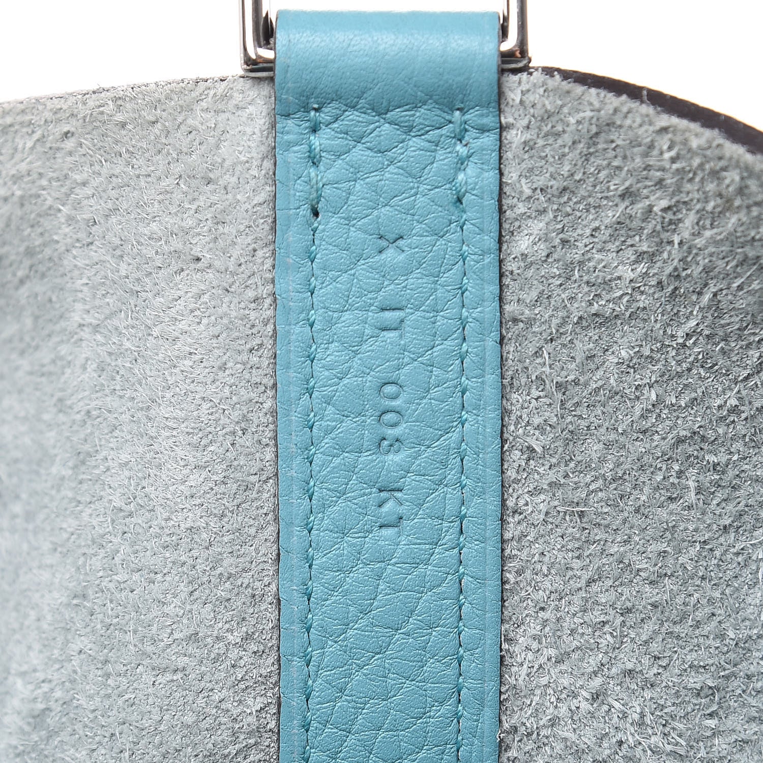 Hermes Taurillon Clemence Picotin Lock 26 GM Bleu Saint Cyr 6 of 12