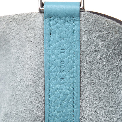 Hermes Taurillon Clemence Picotin Lock 26 GM Bleu Saint Cyr 6 of 12