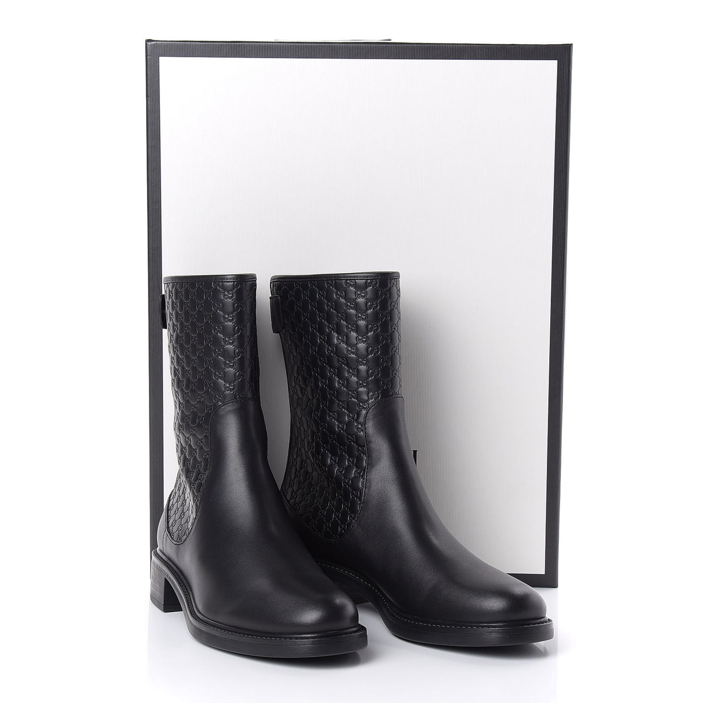Soft Microguccissima Zip Boots 39 Black